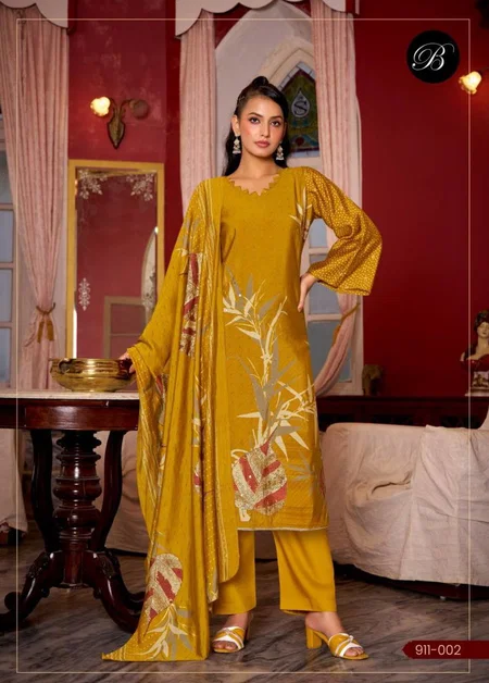 Parnika Vol 2 By Belliza Modal Viscose Printed Dress Material Wholesalers In Surat